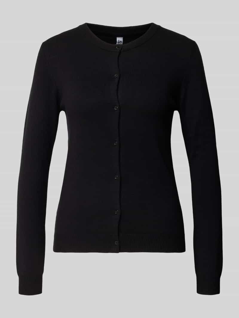 Kurtka o kroju slim fit z dzianiny z mieszanki wiskozy model ‘NORA’