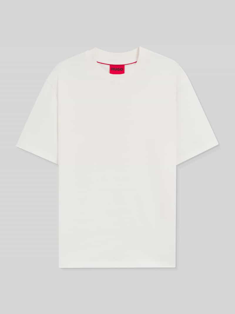 T-shirt o kroju relaxed fit z czystej bawełny model ‘DAPOLINO’