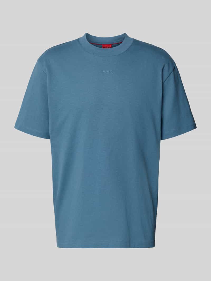 T-shirt o kroju relaxed fit z czystej bawełny model ‘DAPOLINO’