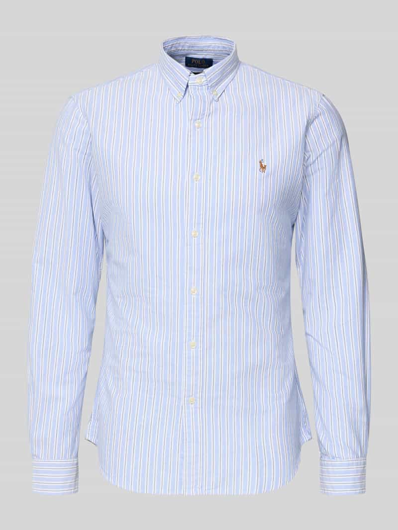 Koszula casualowa o kroju slim fit z listwą guzikową