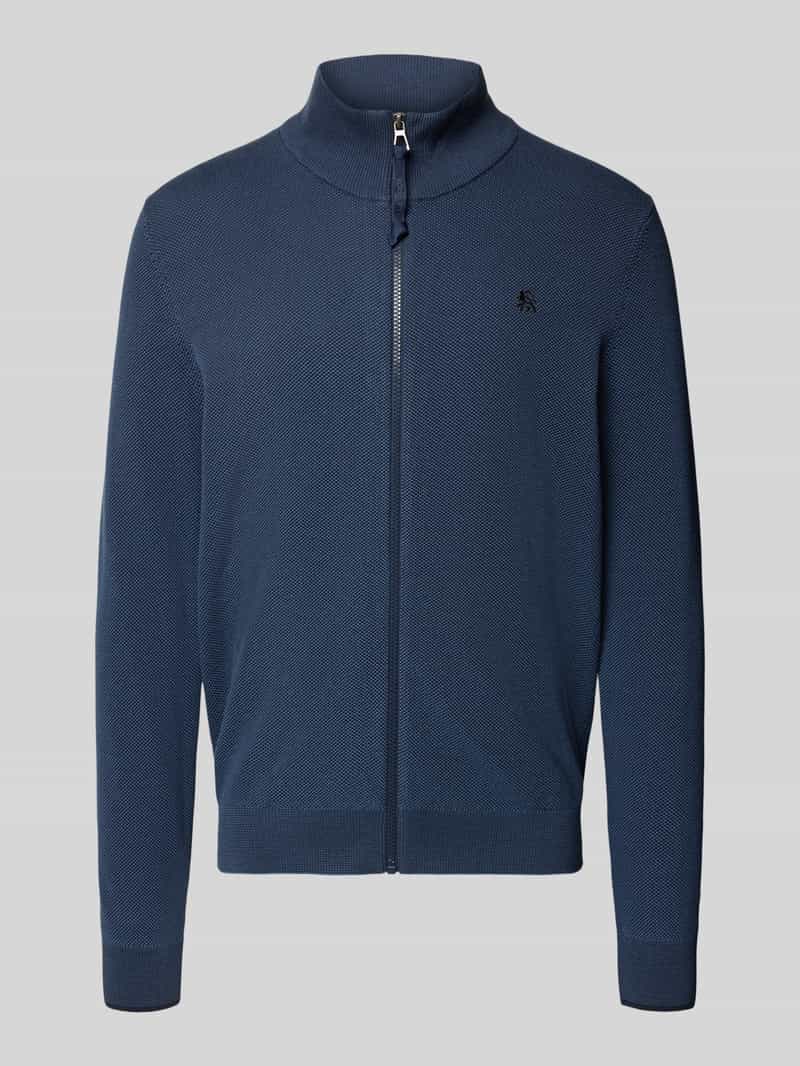 Kardigan ze stójką i zamkiem błyskawicznym