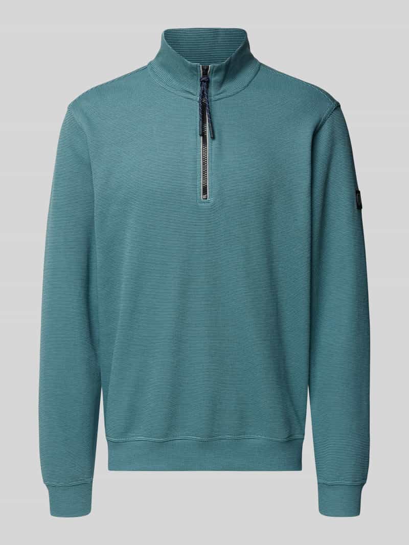 Bluza ze stójką i zamkiem błyskawicznym