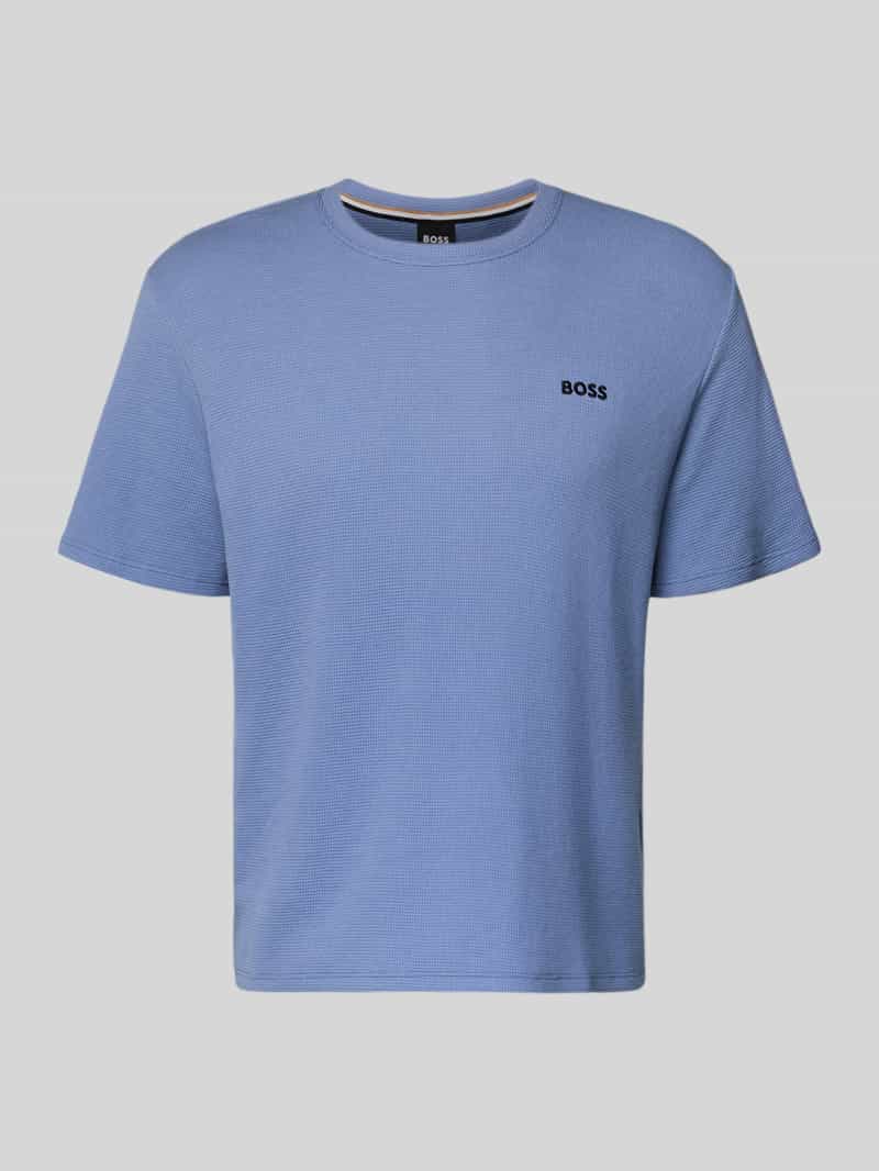 T-shirt o kroju regular fit z mieszanki bawełny
