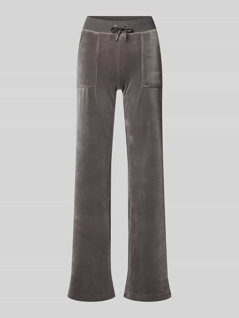 Spodnie dresowe z niskim stanem z elastycznym pasem model ‘LAYLA’