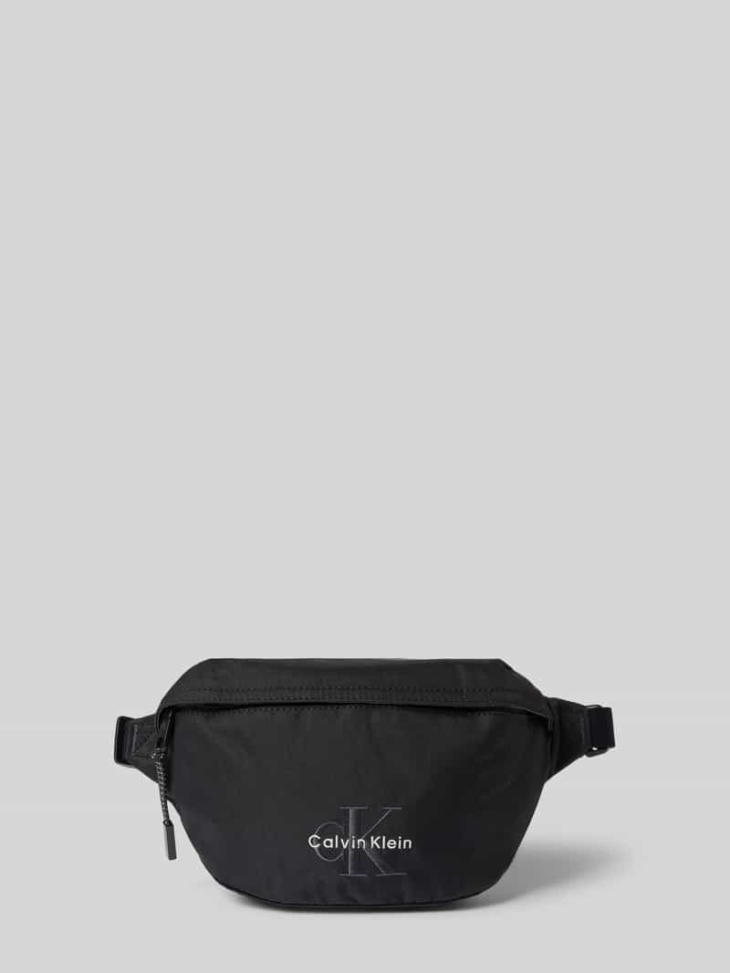 Saszetka nerka z wyhaftowanym logo model ‘BOLD WAISTBAG’