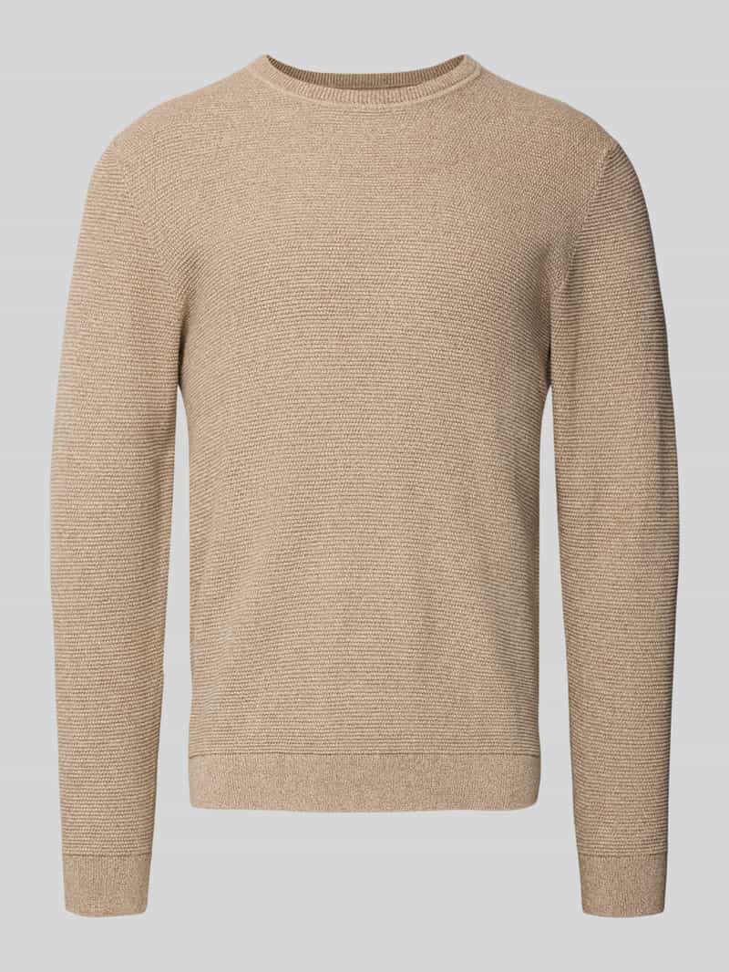 Sweter o kroju regular fit z czystej bawełny ekologicznej model ‘ROSS’