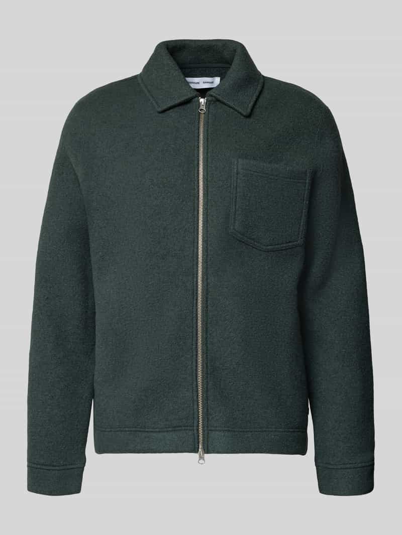 Kurtka koszulowa zapinana na zamek błyskawiczny model ‘HANNES'