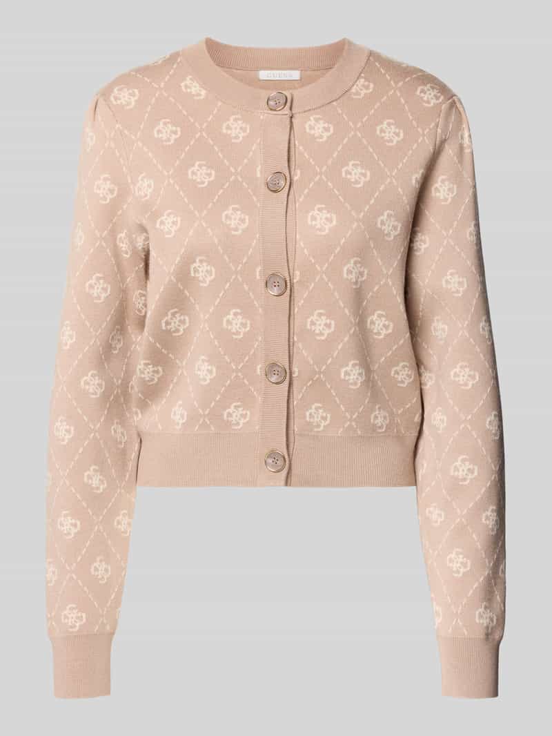 Kurtka z dzianiny z listwą guzikową model ‘SARAH’