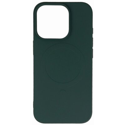 Etui HURTEL Liquid Silicone Case MagSafe do Apple iPhone 16 Pro Ciemnozielony