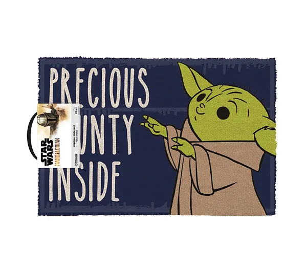 Pyramid Coir Doormat Star Wars The Mandalorian Precious Bounty Inside