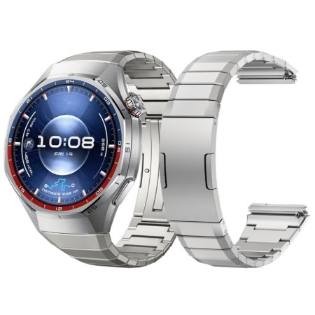 TYTANOWA BRANSOLETA DO ZEGARKA HUAWEI WATCH GT6 PRO SREBRNA