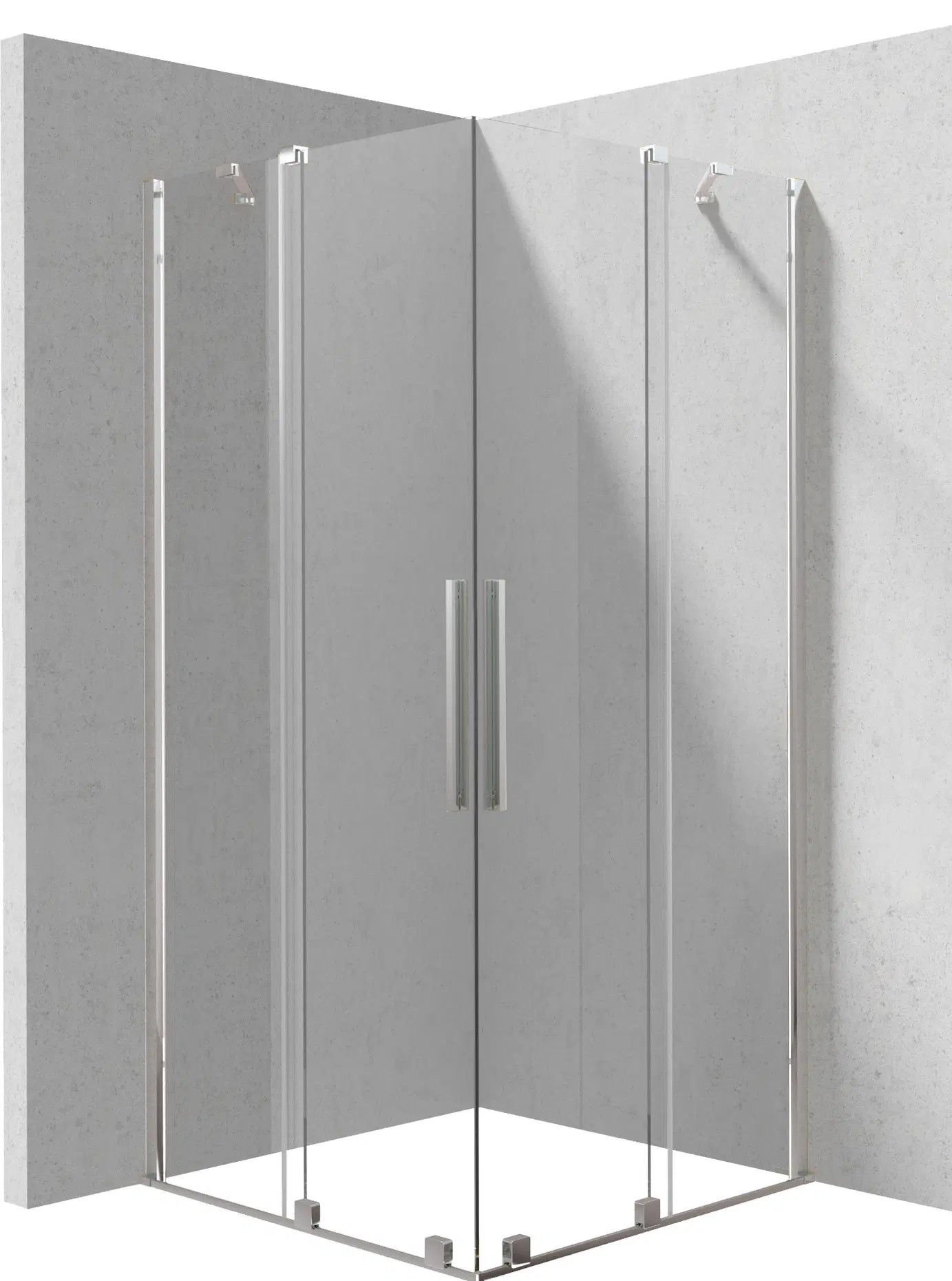 Deante Kabina Prysznicowa Prizma 100X100 Kwadratowa Chrom Transparentne Kpn0P10P10