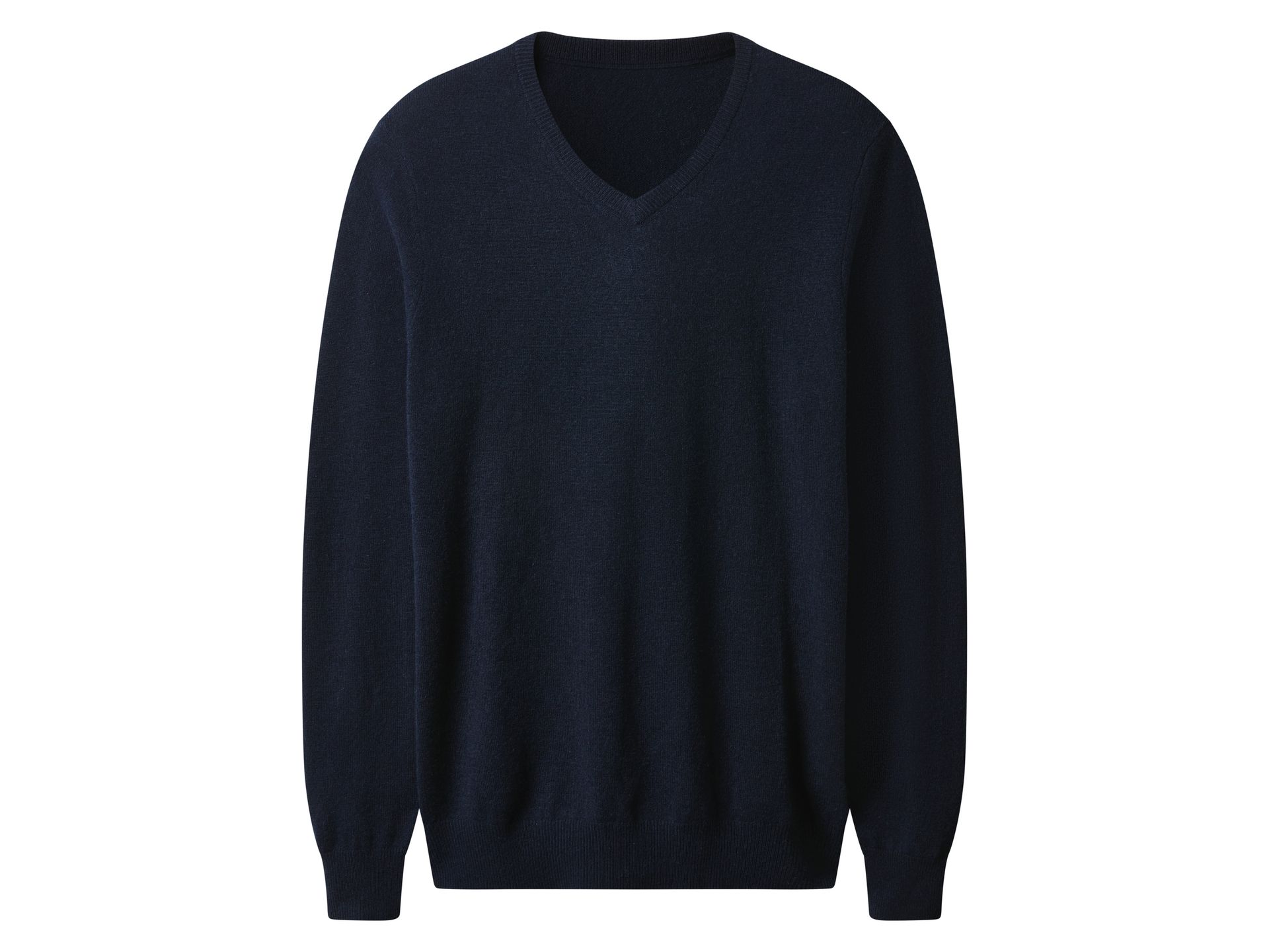 esmara Men Sweter męski z kaszmirem i wełną merino (Granatowy, L (52/54))