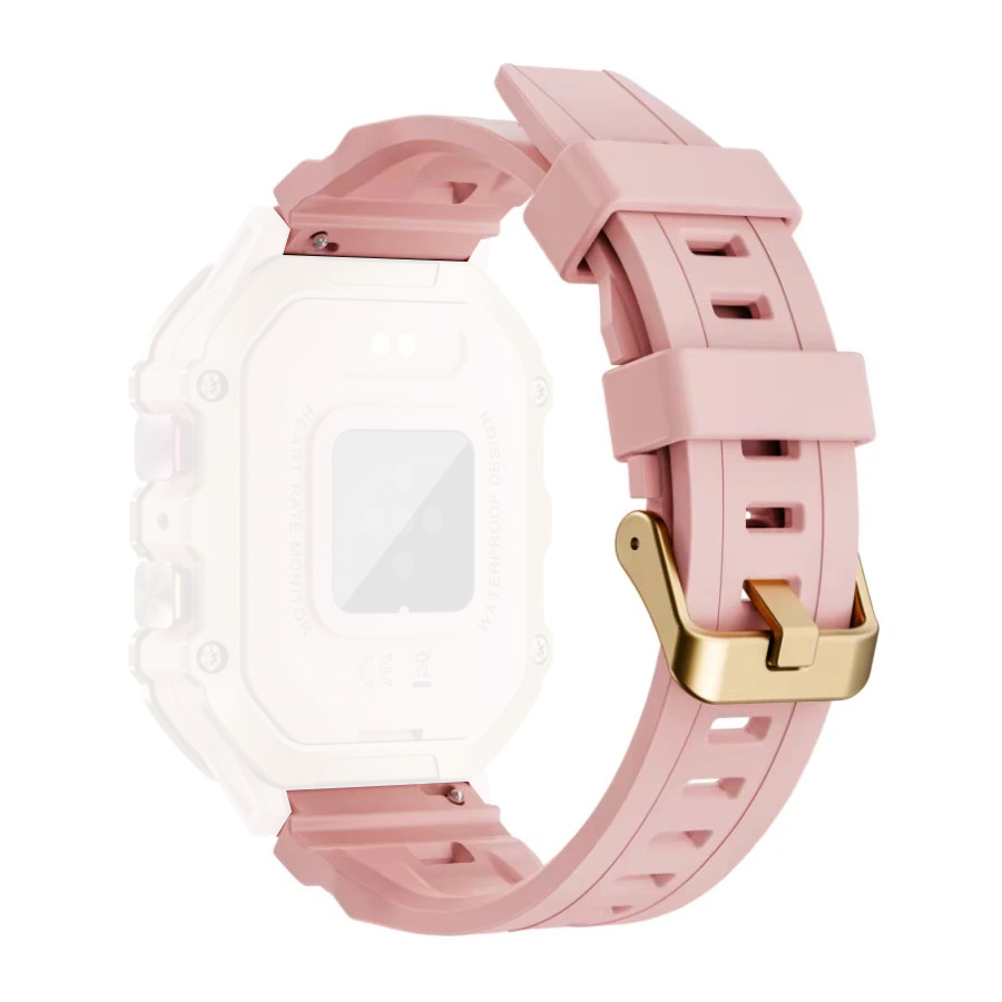 Pasek Rubicon RNCF28 Uniwersalny - 20 mm różowy