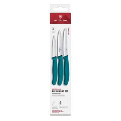 Zestaw noży VICTORINOX Swiss Classic 6.7114.34C1 Zielony (3 elementy)