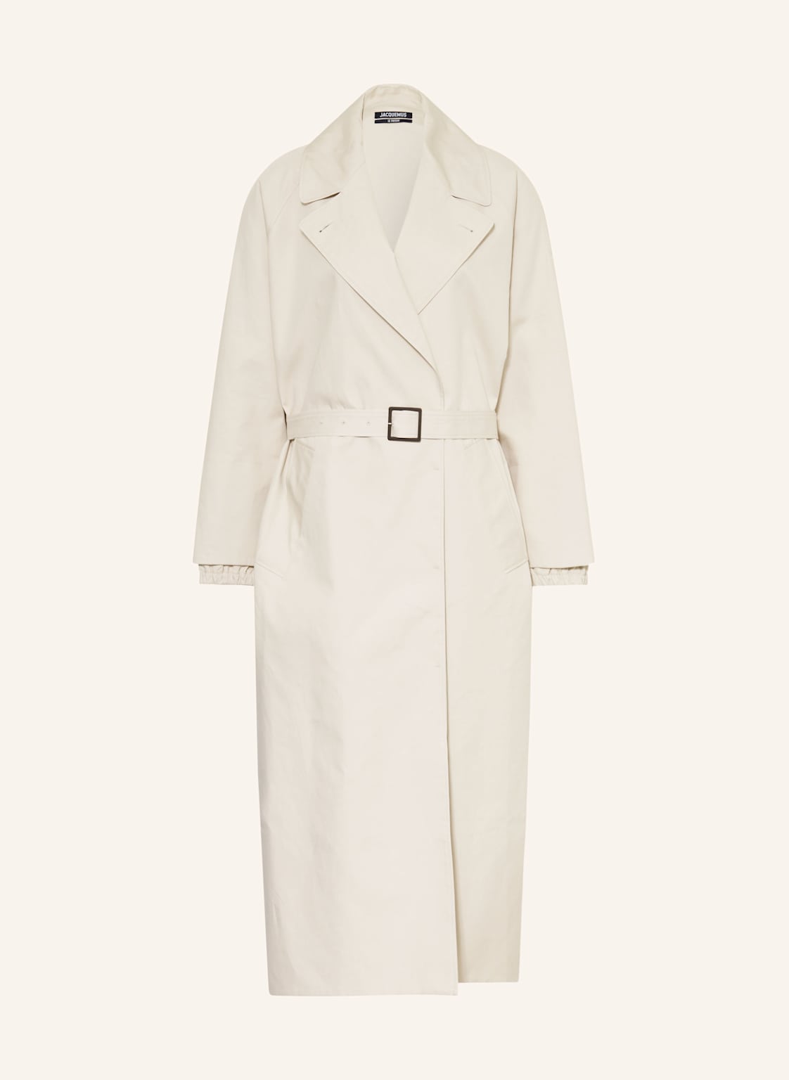 Jacquemus Płaszcz Trapezi weiss