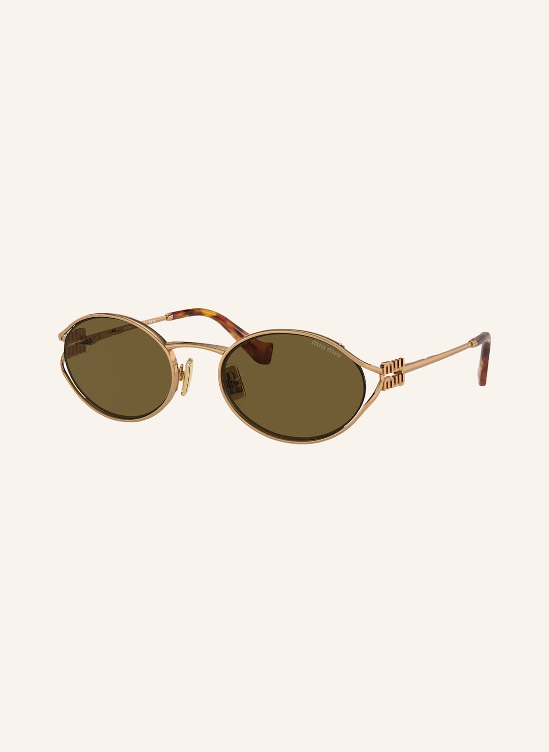 Miu Miu Okulary Przeciwsłoneczne Mu 52ys gold