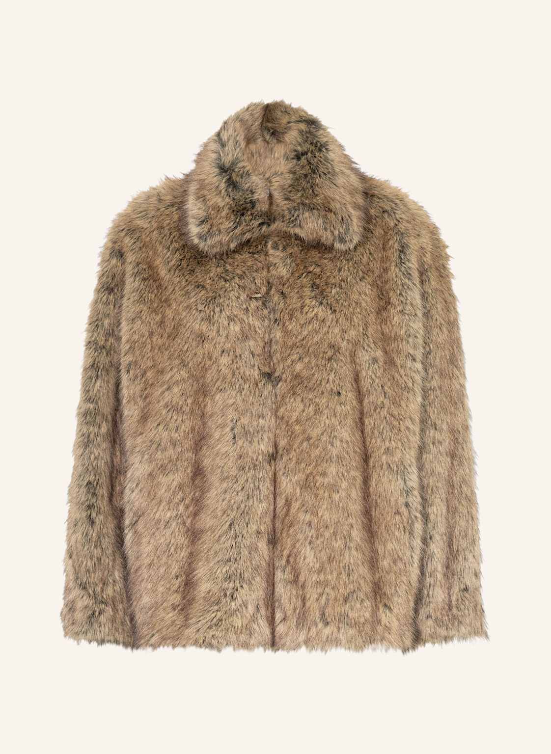 Liu Jo Płaszcz Ze Sztucznego Futra braun