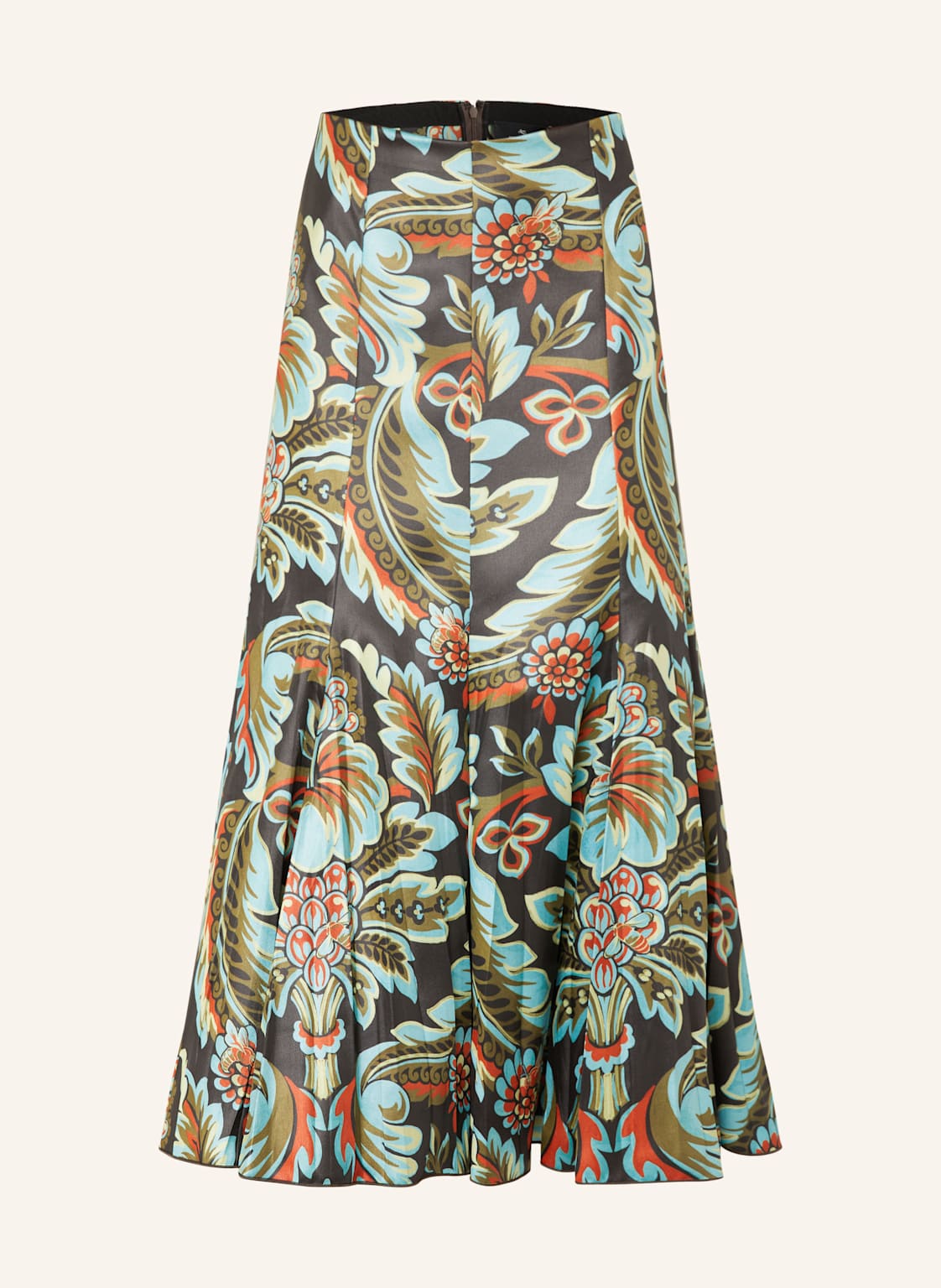 Etro Spódnica Satynowa blau