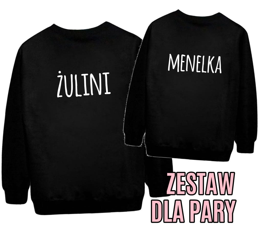 Zestaw dla pary 2 bluzy