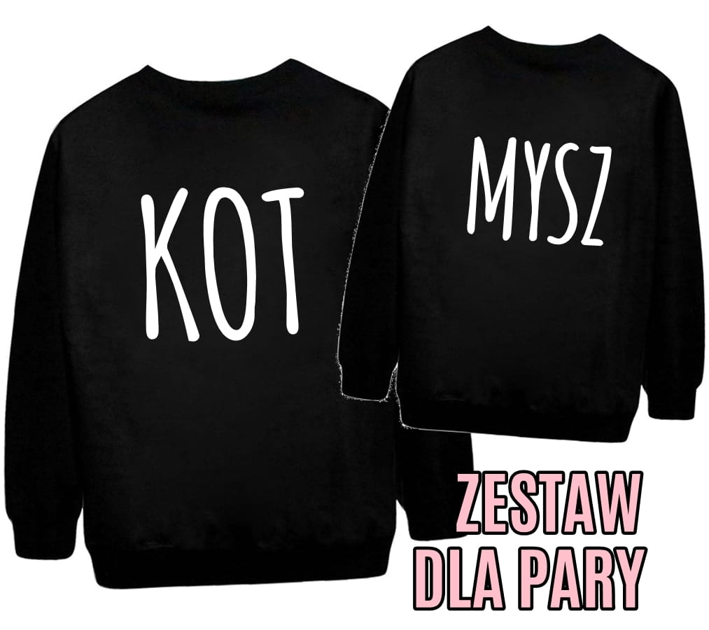 Zestaw dla pary 2 bluzy