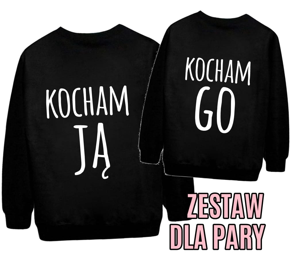 Zestaw dla pary 2 bluzy