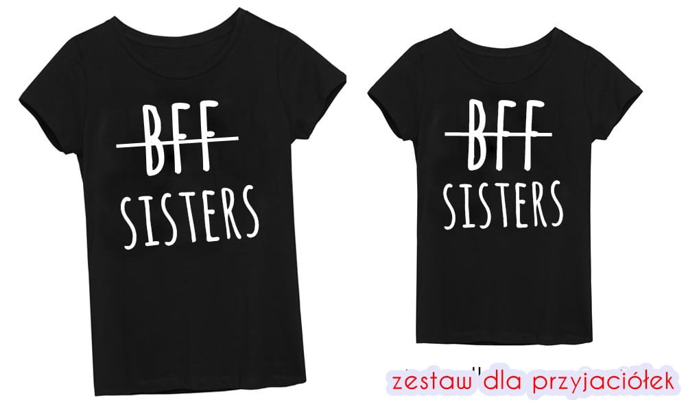 Zestaw dla best friends , koszulki dla przyjaciółek