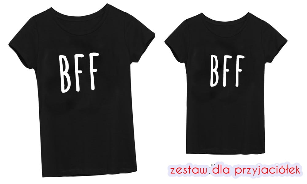 Zestaw dla best friends , koszulki dla przyjaciółek