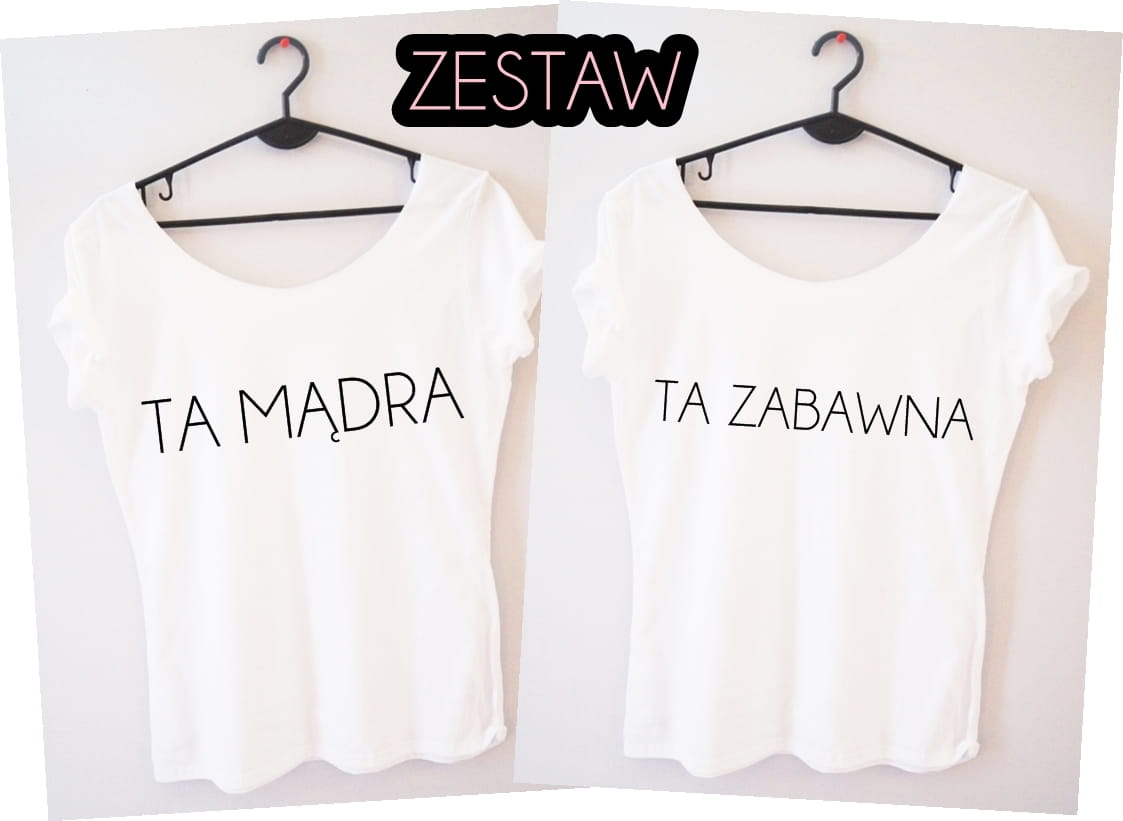 Zestaw koszulek dla przyjaciółek