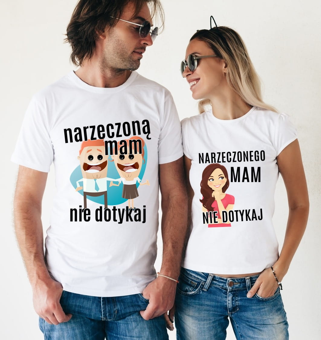 Zestaw dla pary NARZECZONA MAM NIE DOTYKAJ+NARZECZONEGO MAM NIE DOTYKAJ