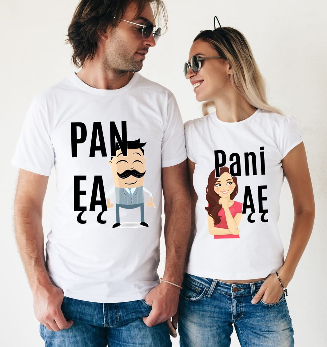 Zestaw dla pary PAN ĄĘ + PANI ĘĄ