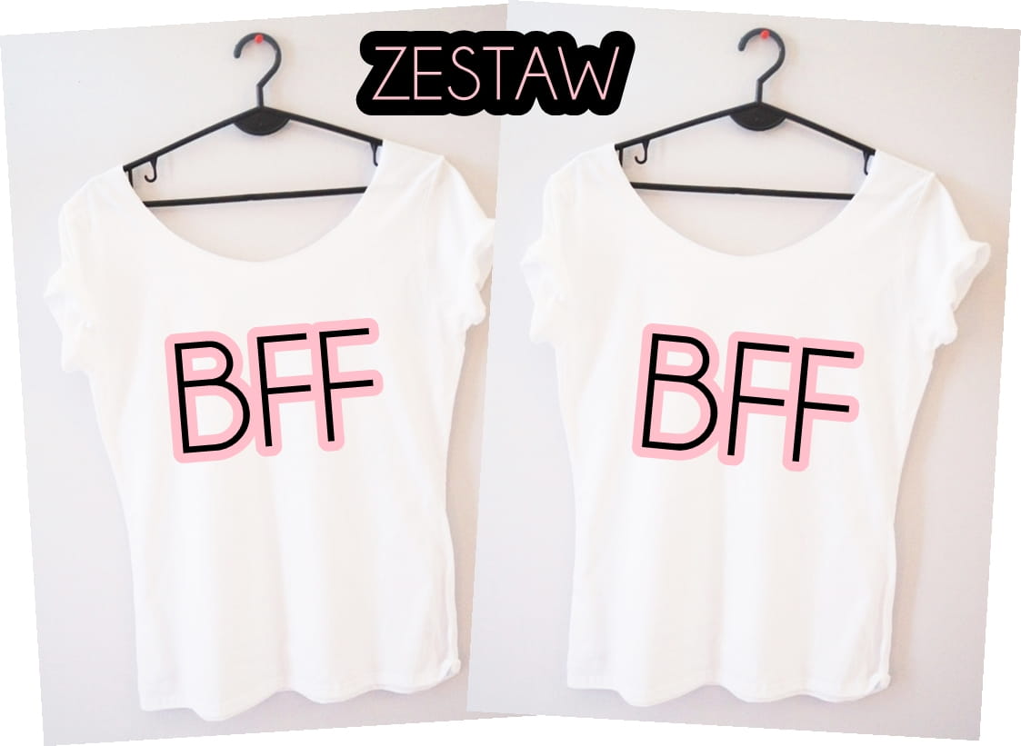 Zestaw koszulek dla przyjaciółek