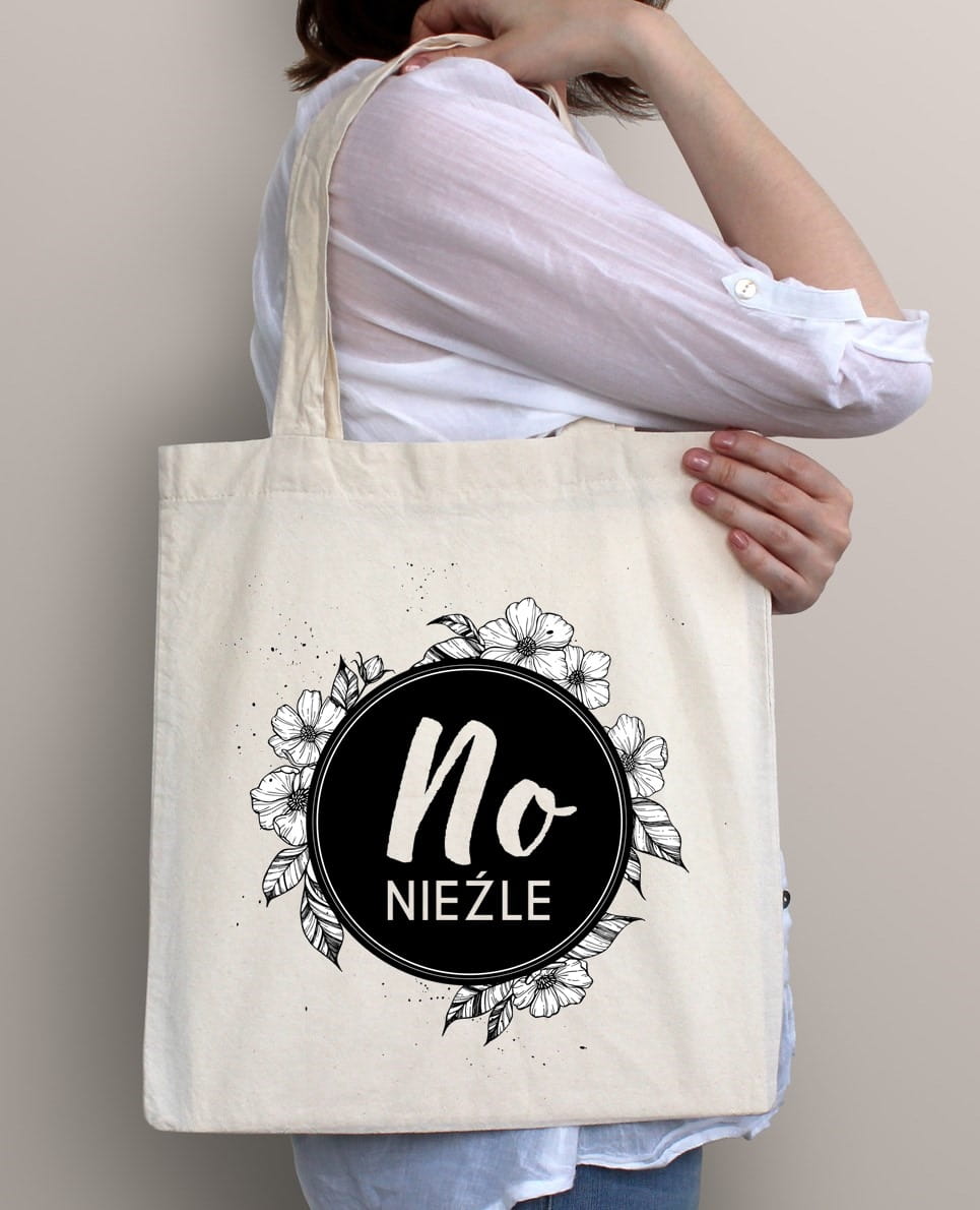 Shopper no nieźle + KÓŁKO Z KWIATKAMI