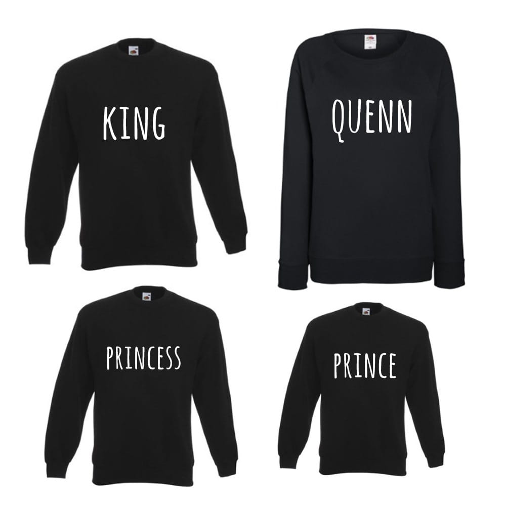 Zestaw 4 bluz dla rodziny