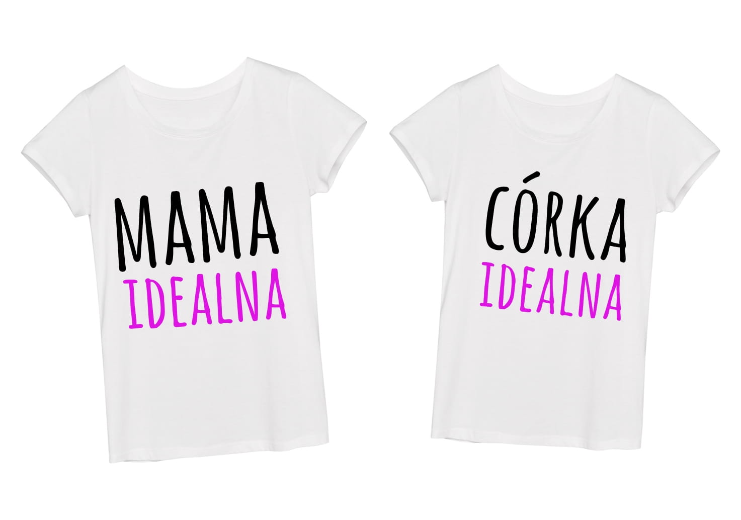 ZESTAW dwóch koszulek - dla mamy i córki