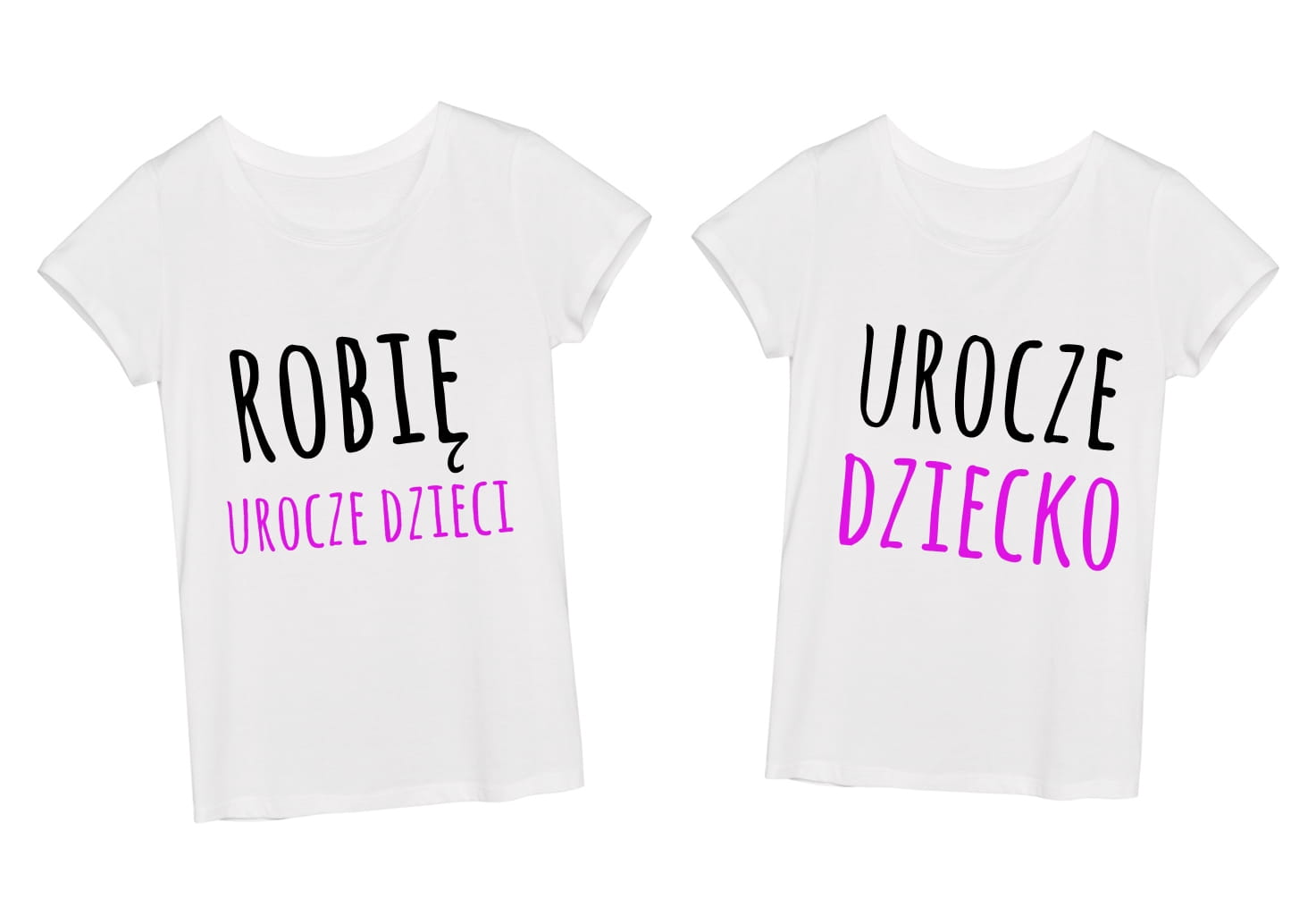ZESTAW dwóch koszulek - dla mamy i córki