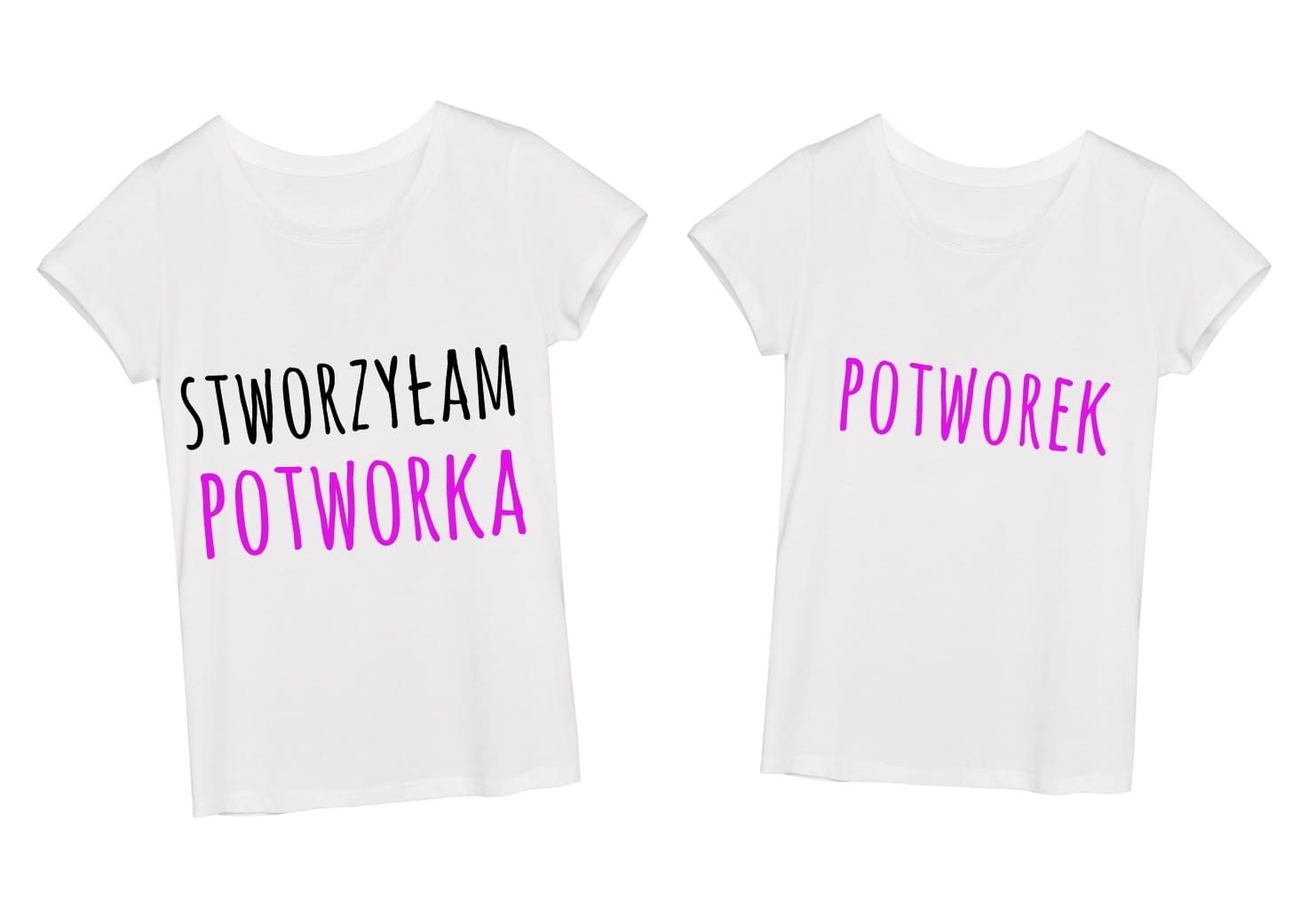 ZESTAW dwóch koszulek - dla mamy i córki