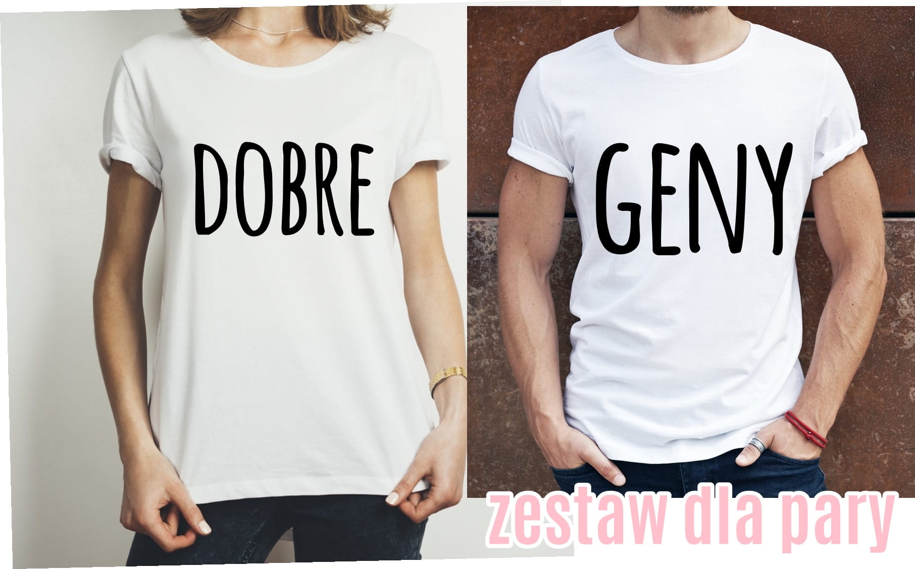 Zestaw dla pary - 2 koszulki