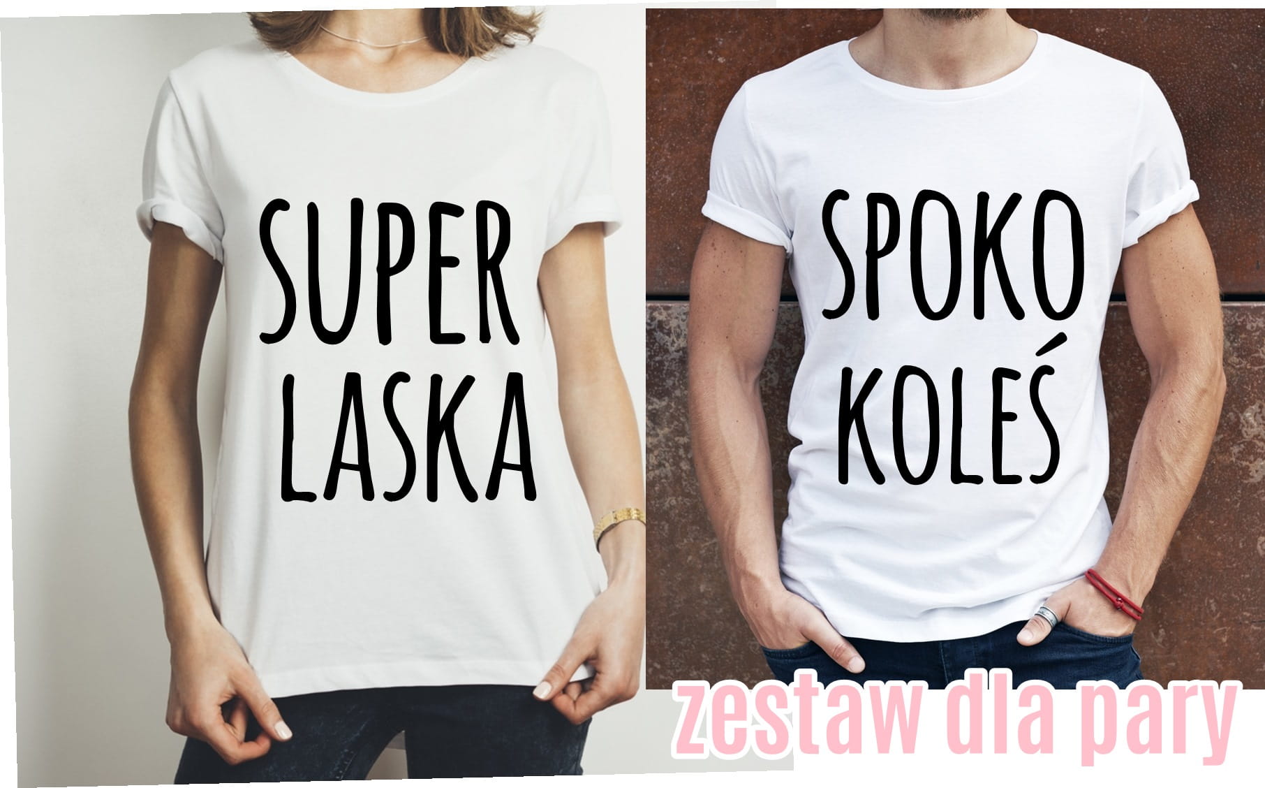 Zestaw dla pary - 2 koszulki