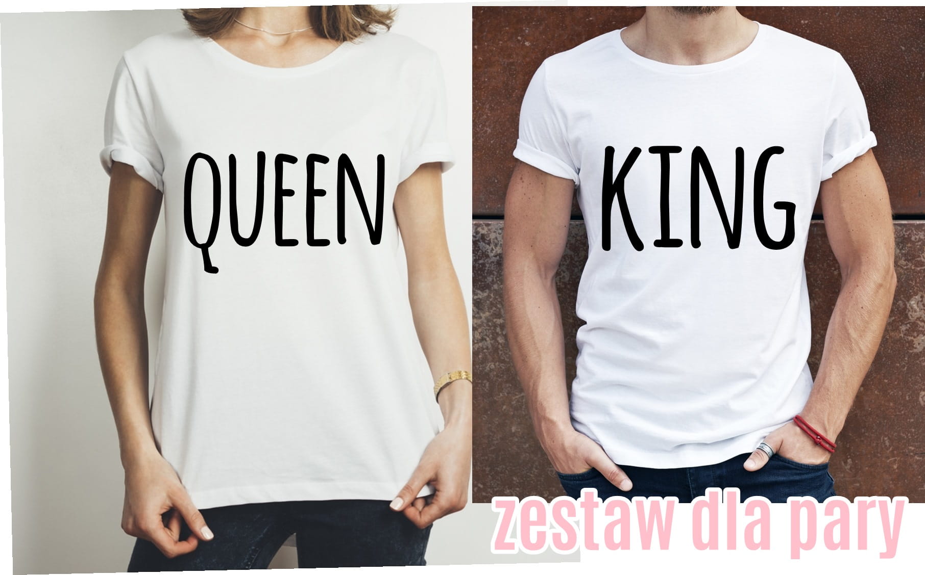 Zestaw dla pary - 2 koszulki