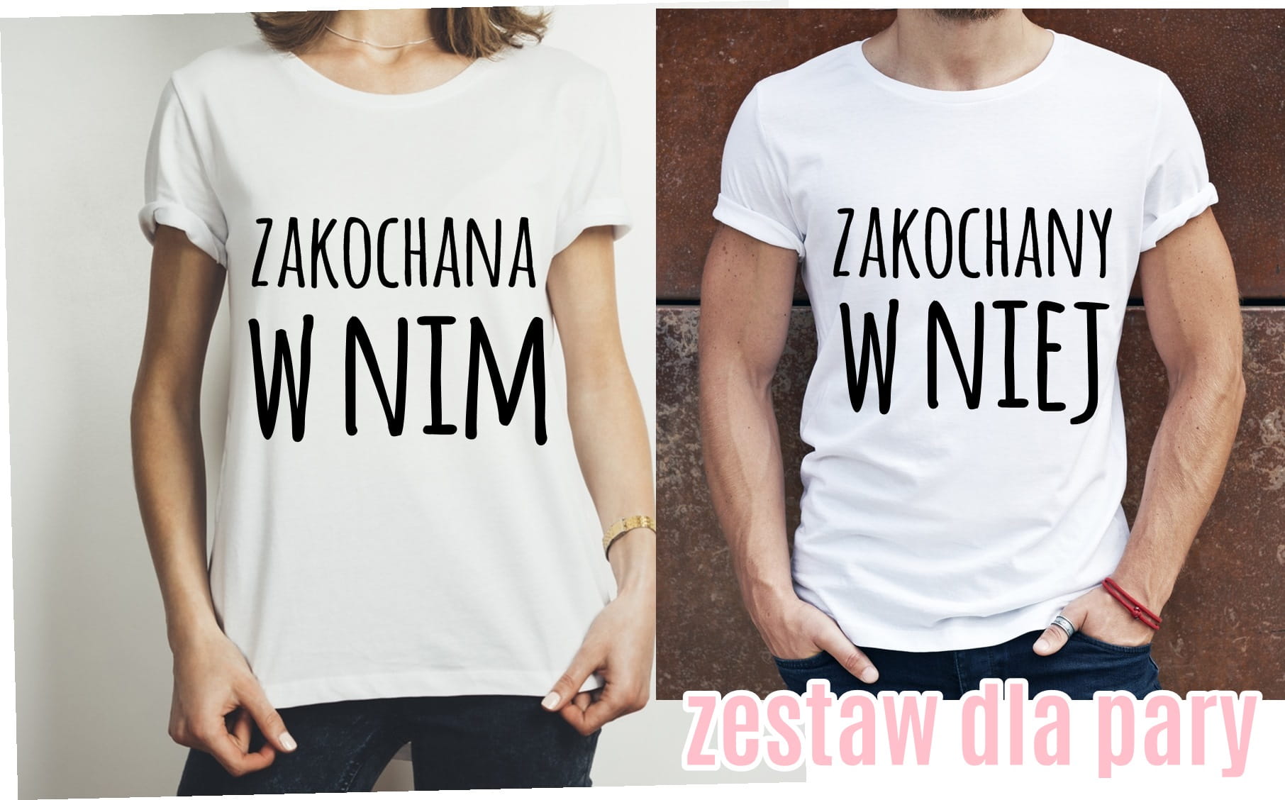 Zestaw dla pary - 2 koszulki