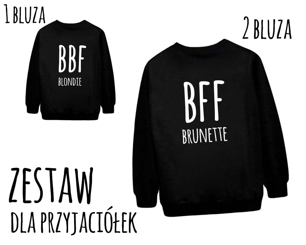 Zestaw 2 bluz dla przyjaciółek