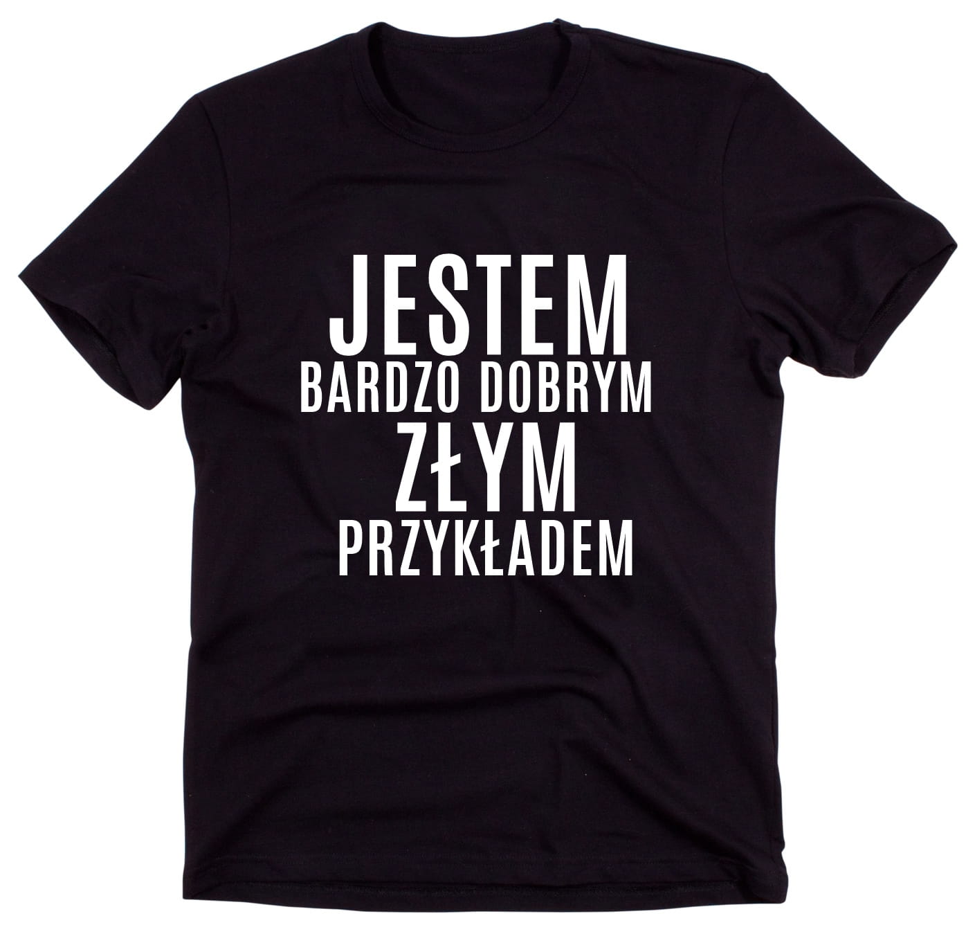 Czarny Klasyczny T-shirt 