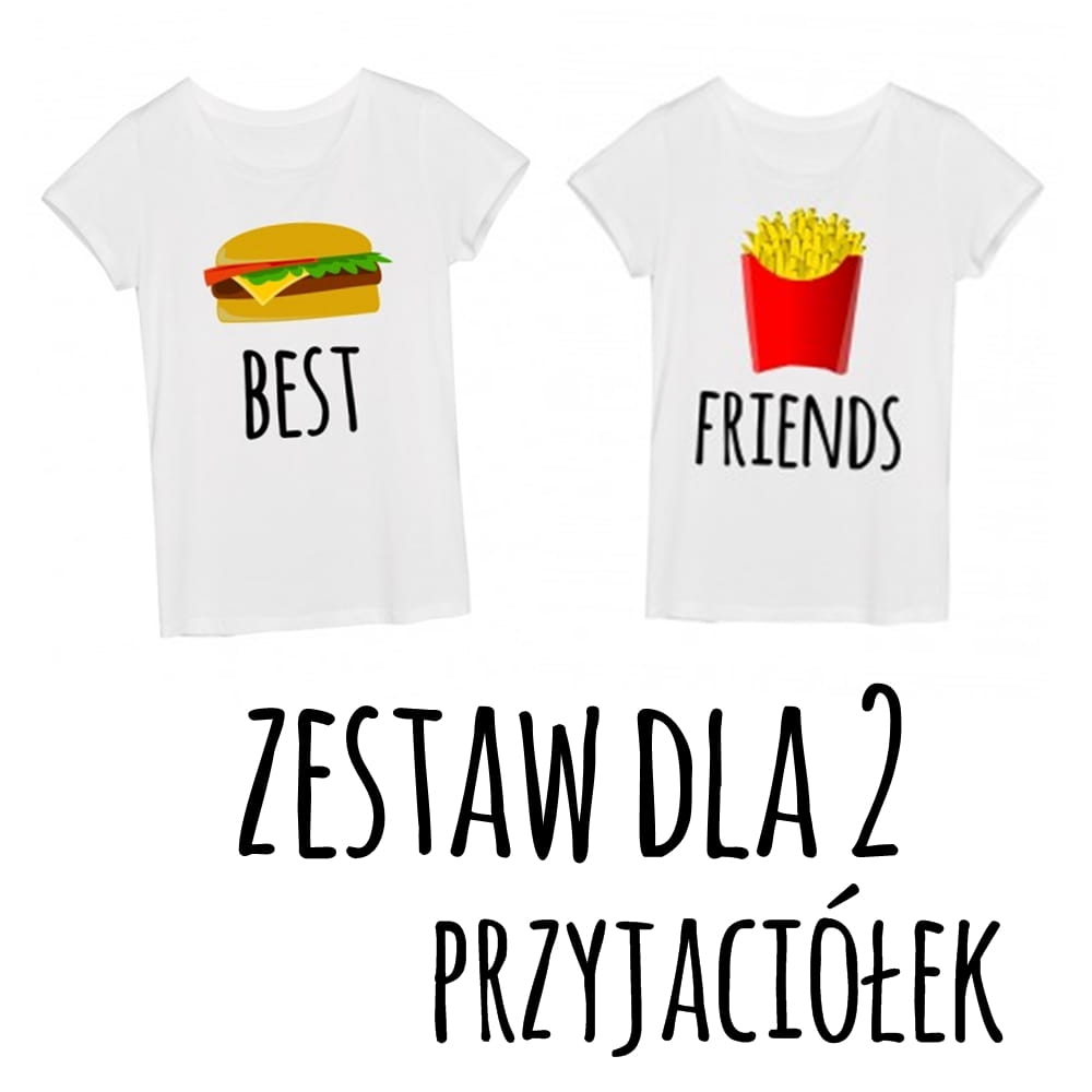 Zestaw 2 koszulek dla przyjaciółek