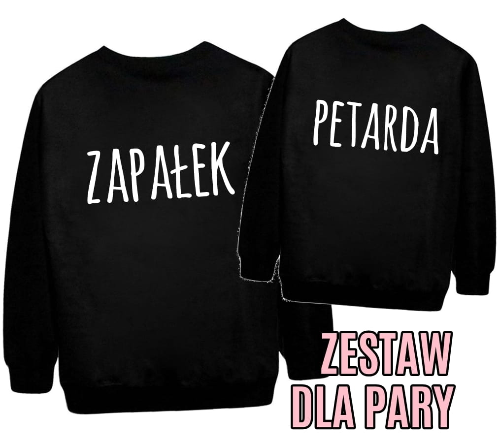 Zestaw dla pary 2 bluzy