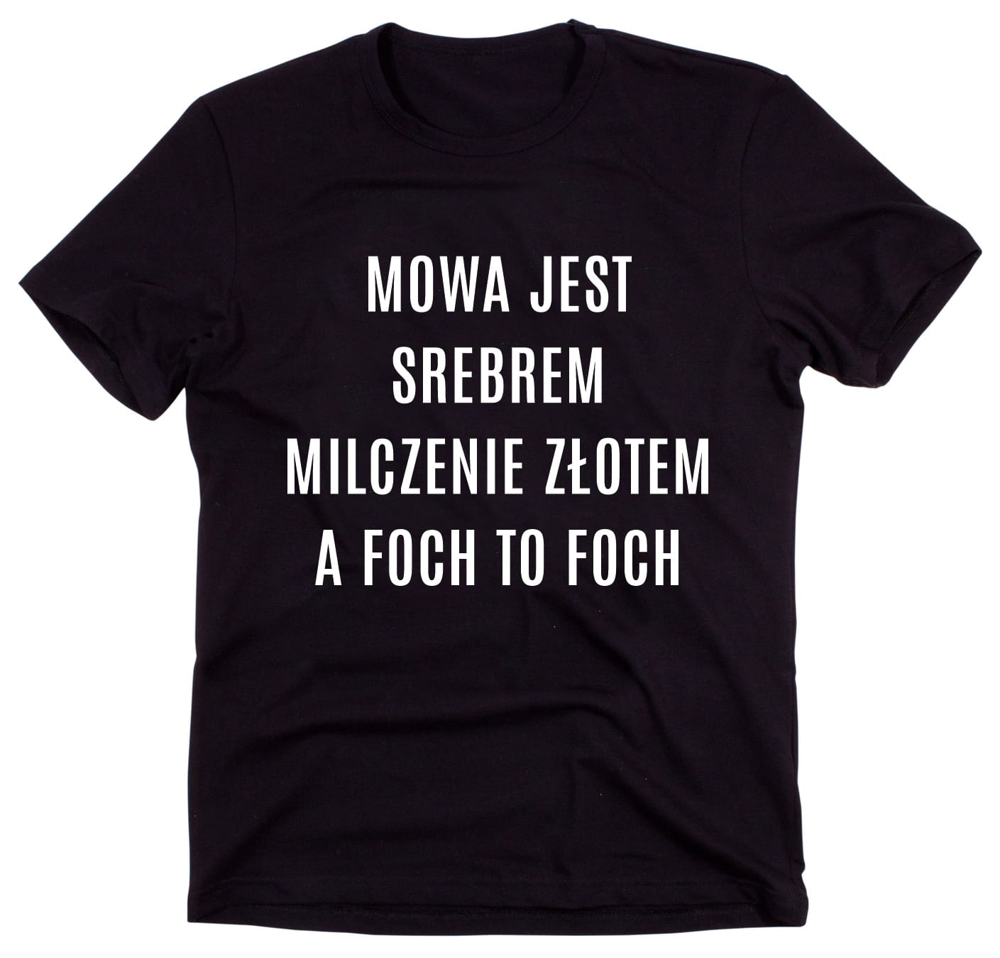 Czarny Klasyczny T-shirt 