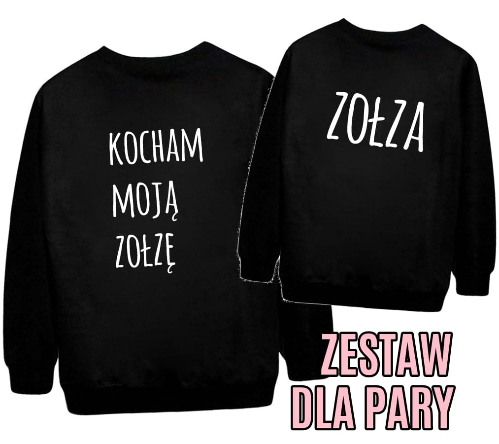 Zestaw dla pary 2 bluzy