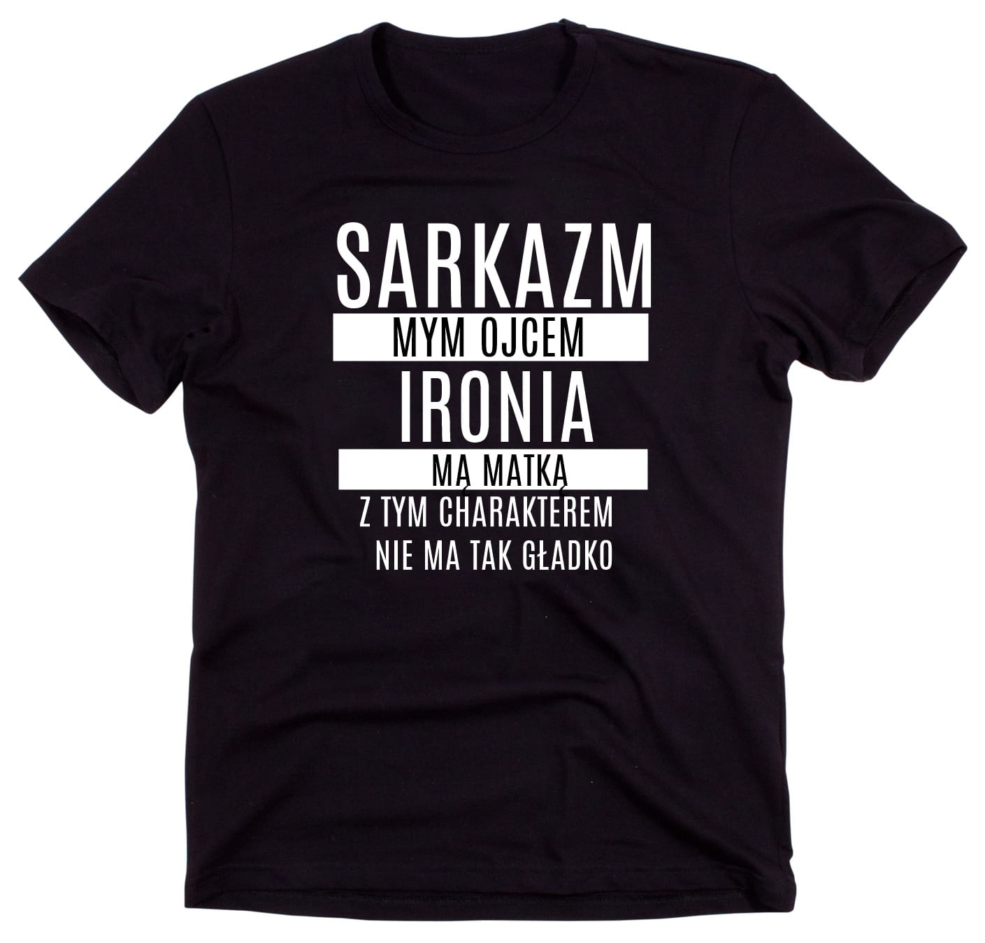 Czarny Klasyczny T-shirt 
