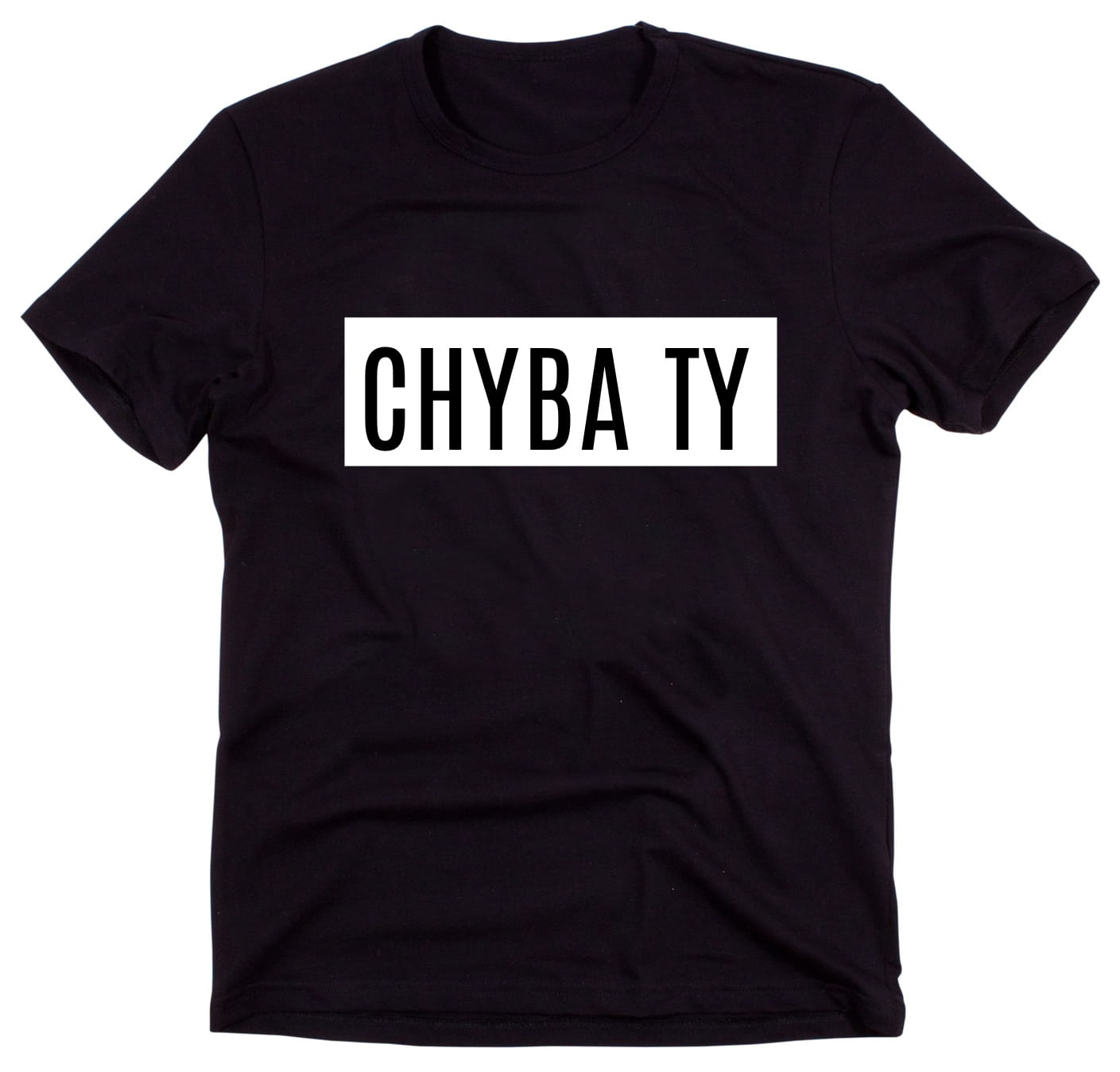 Czarny Klasyczny T-shirt 