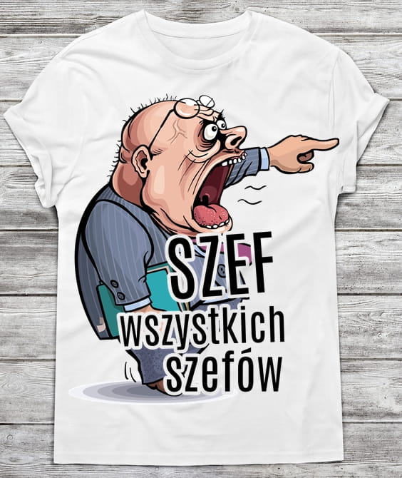 koszulka SZEF WSZYSTKICH SZEFÓW